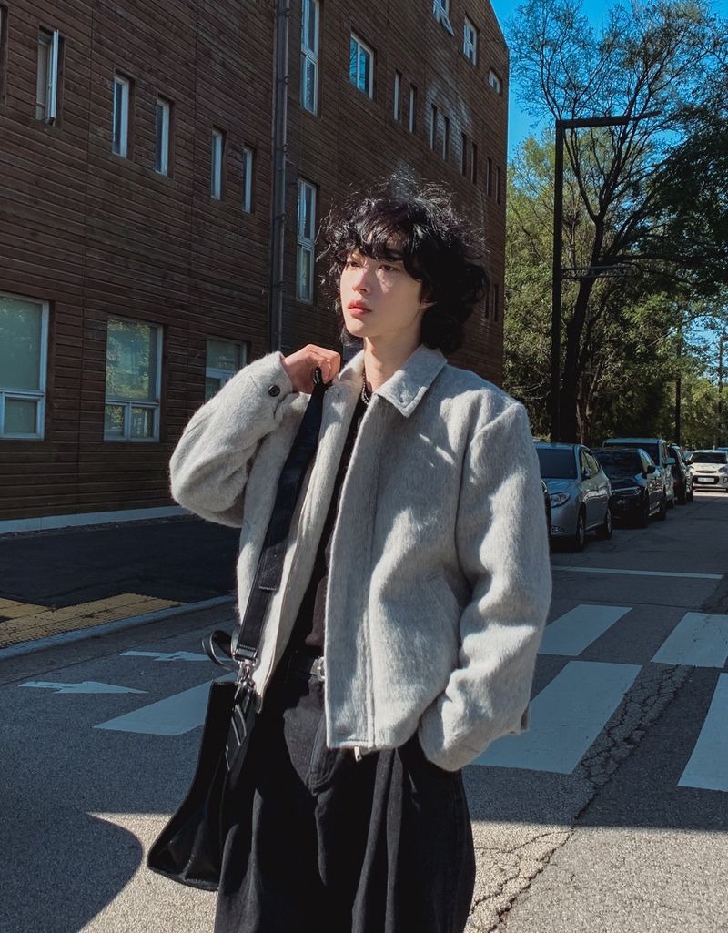 モヘアベリーハーフジャケット (3 color)
