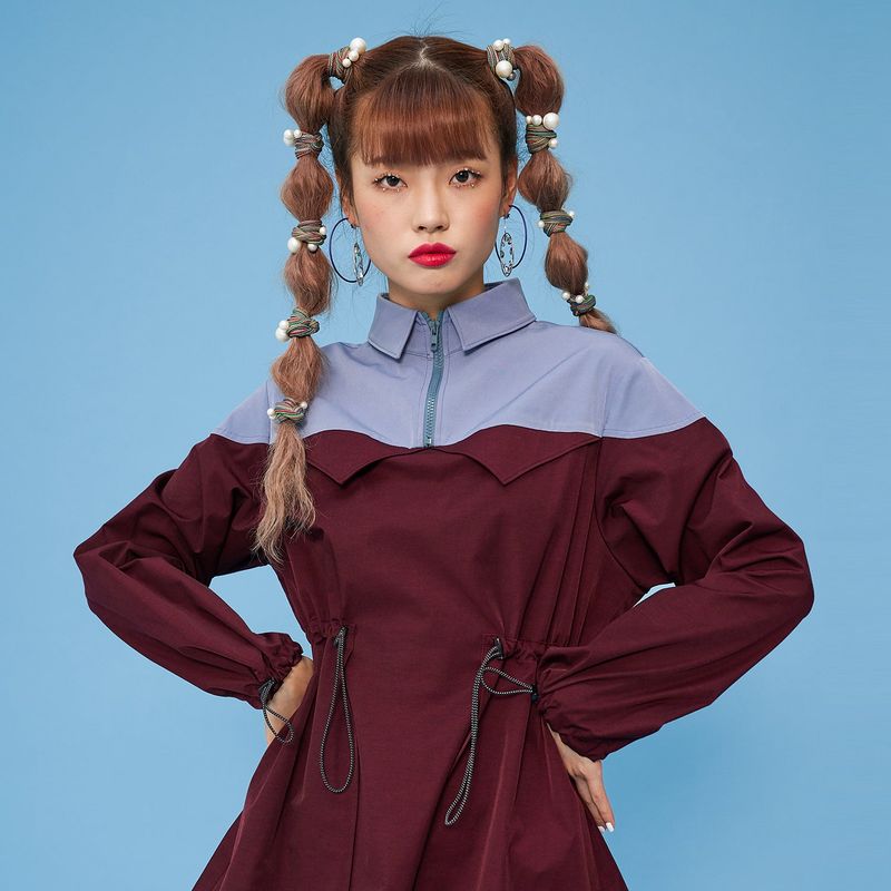 Trench One-piece [Wine Red]