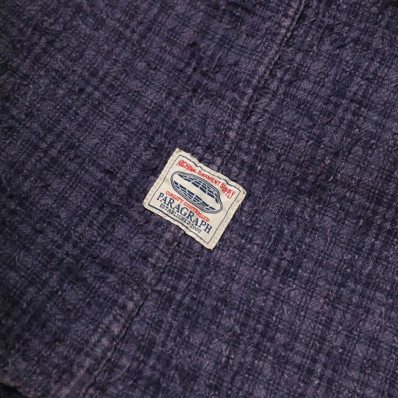 FADED TEXTURE CHECK SHIRT