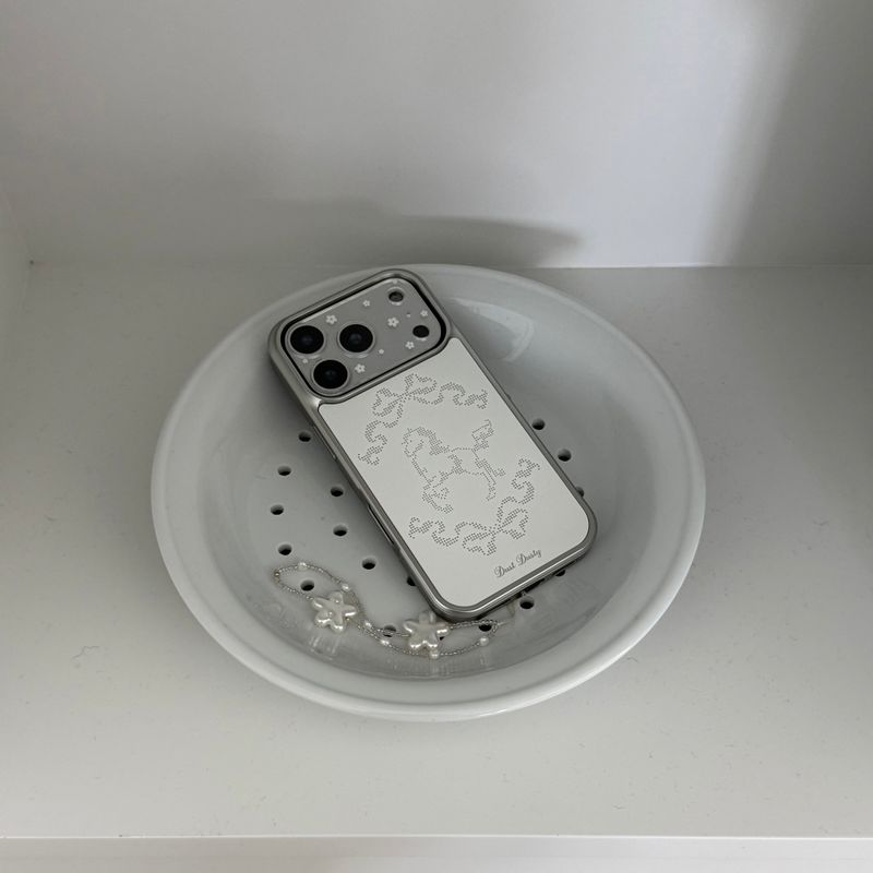 star mirror silver bumper case