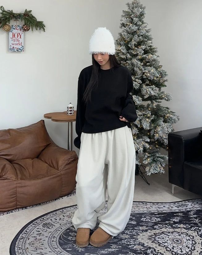 Lupe Fleece Wide Pants
