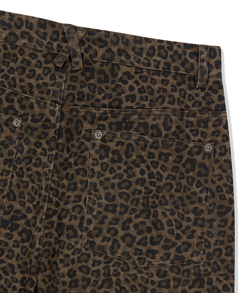CURVED LEOPARD PANT