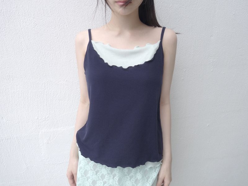 ZELENA（ゼレナ）の「wave sleeveless（Tops）」