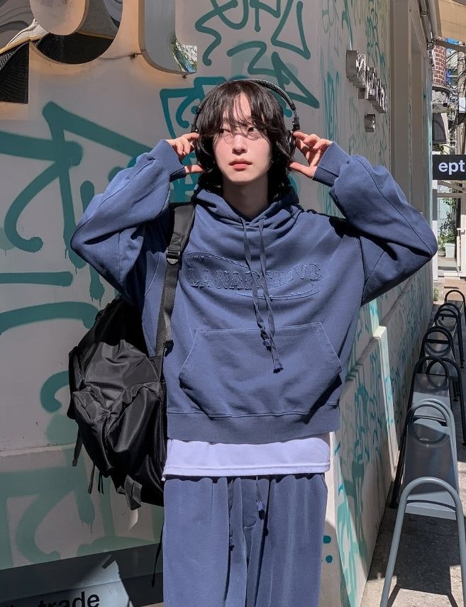 2PLAN（ツープラン）の「[LAN ARCHIVE] Pigment Patch Logo Crop Hoodie（Tops）」