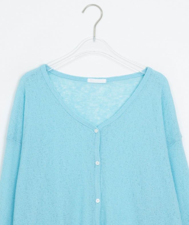 Milkpo Summer Basic Loose-Fit Cardigan