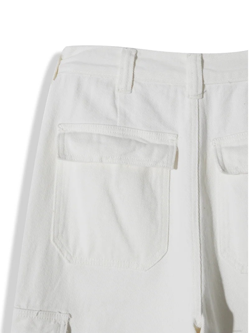 [Unisex] Work pocket cargo wide pants(4color)