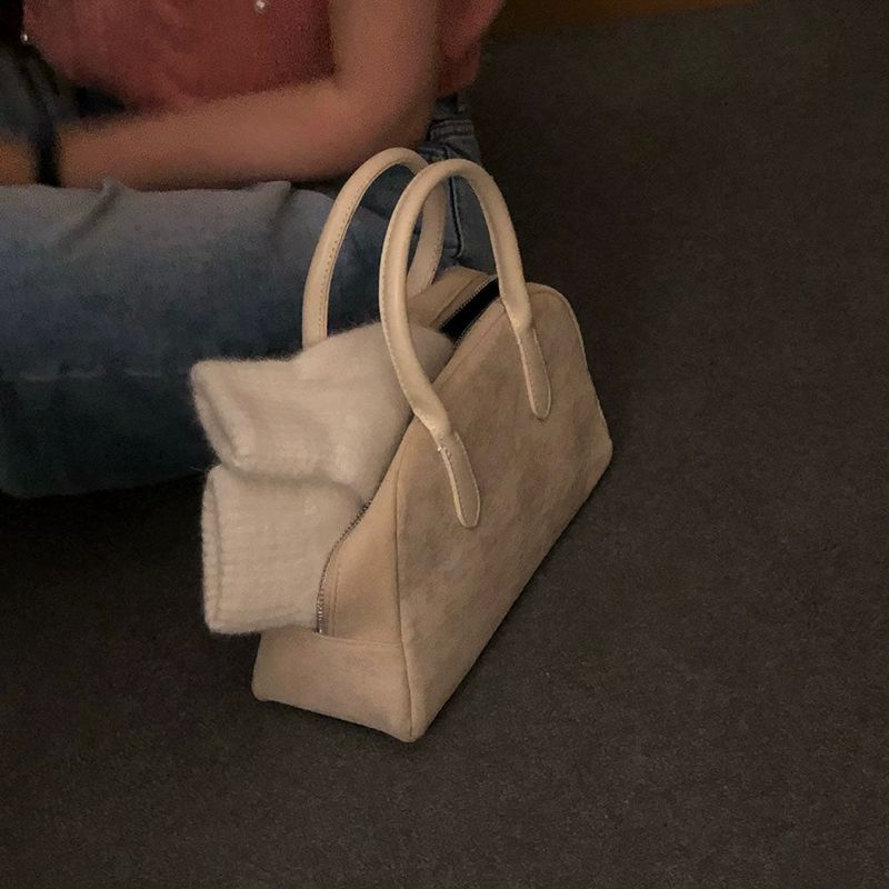 classical suede toad bag
