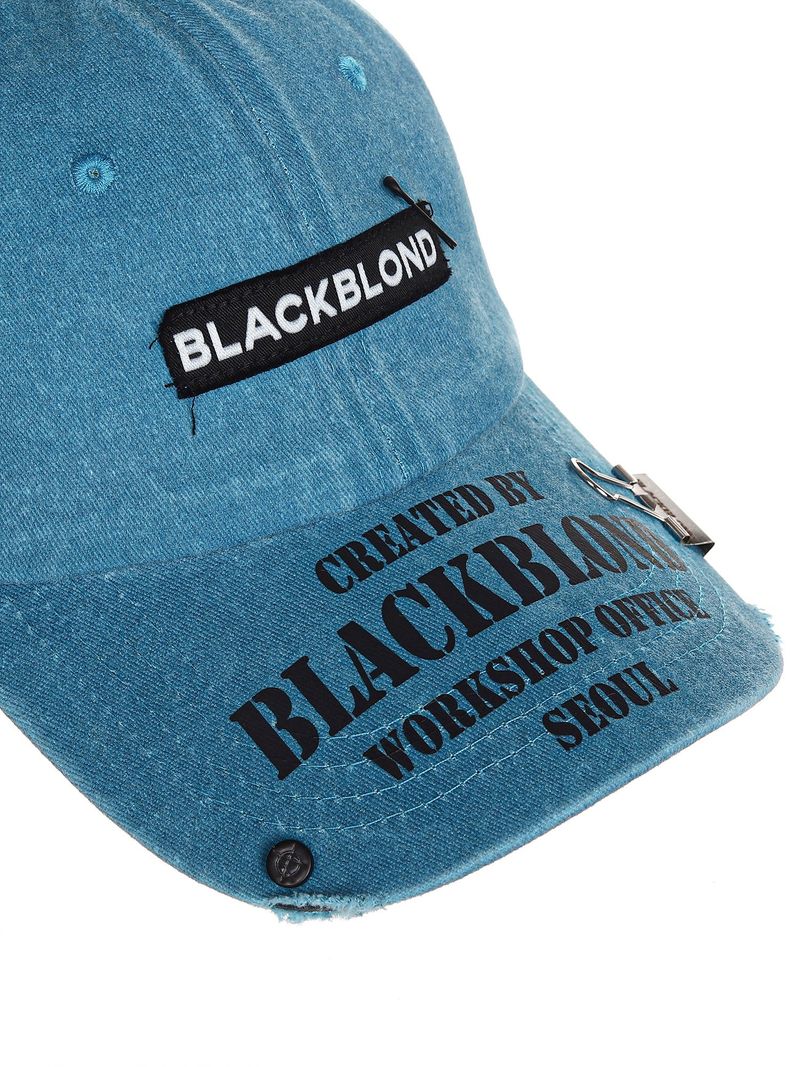 BBD パッチロゴワークショップピグメントキャップ (オーシャンブルー)
