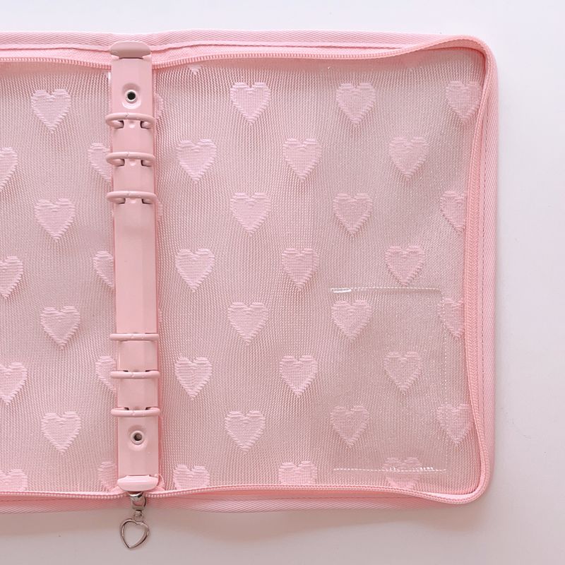 [A5] Heart Lover's Club: 6-ring diary cover