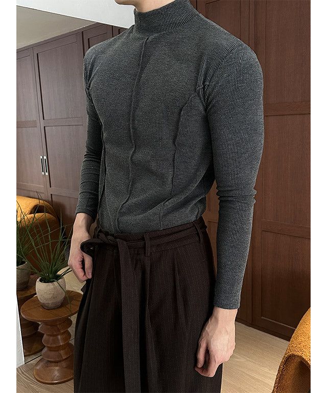 LAURANT（ロラン）の「[F/W] Cutting muscle fit half pola t-shirts(3color)（Tops）」