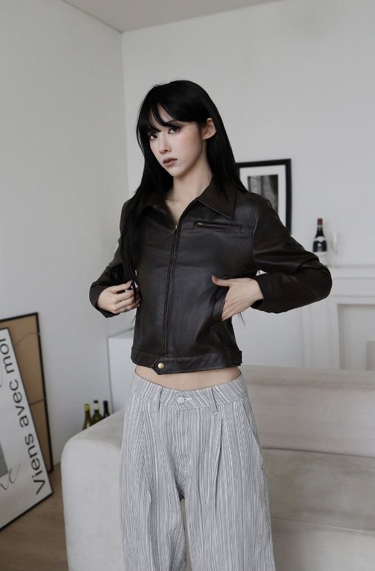 Routine Leather Mood Jacket