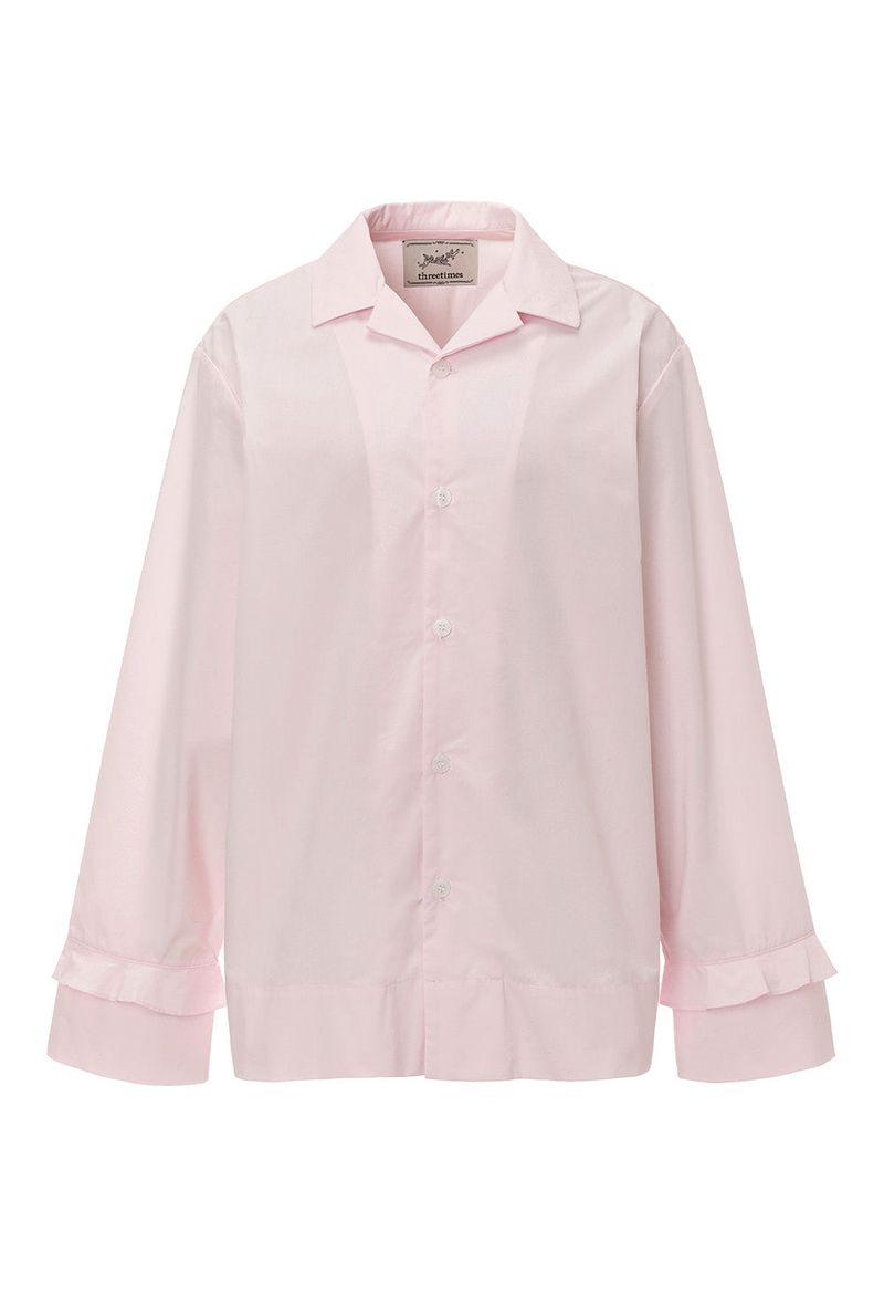 Cotton pajama shirt