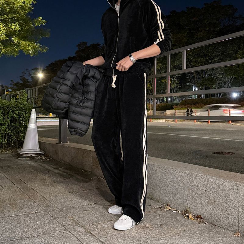 LMN Munt Beloa Wide Track Pants (3 colors)