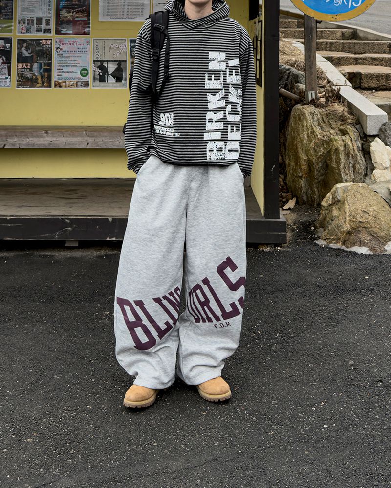 River Fingerhole Stripe Hoodie