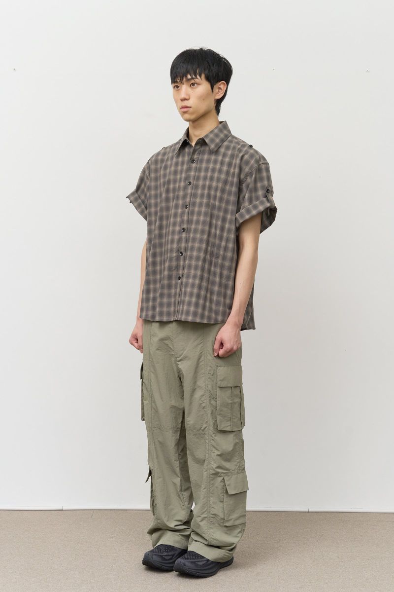 Asa Checked Half Shirt