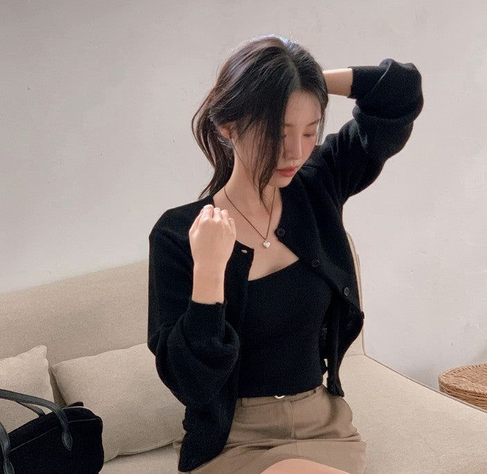 PN Basic Round Knit Cardigan (10color)