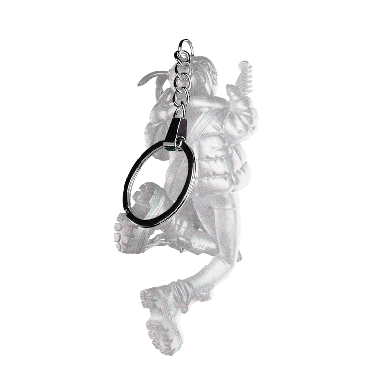Rick!! Keychain - Mette Clear