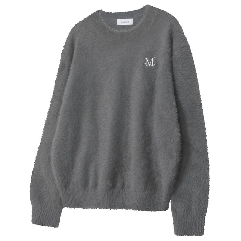 MUCENT（ムセント）の「ノイスアンゴラルーズフィットニットユニセックス(3Color)（トップス）」