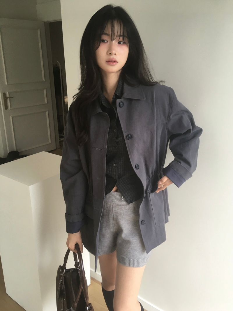 biscuit cotton jacket