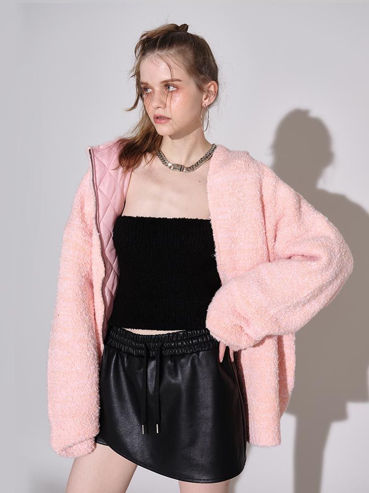 GATELESS（ゲートレス）の「LEATHER SKIRT-PANTS（Skirts）」