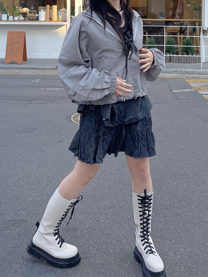 Spring Volume Windbreaker