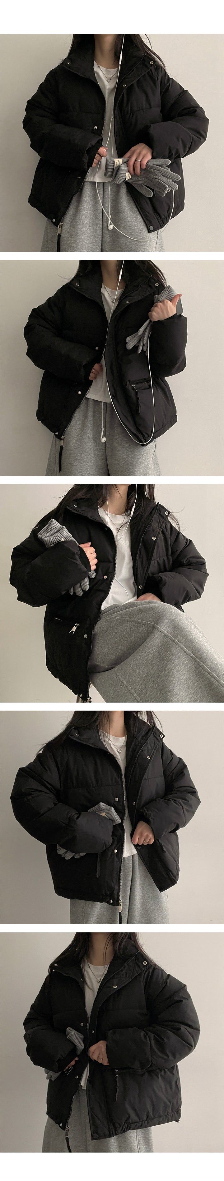 Ravin Reglan Zipper Short Down Jacket