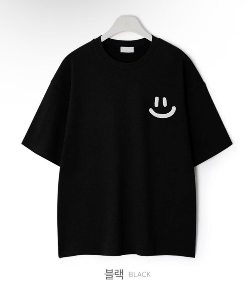 Daily Bookle Smile Overfit Short Sleeve