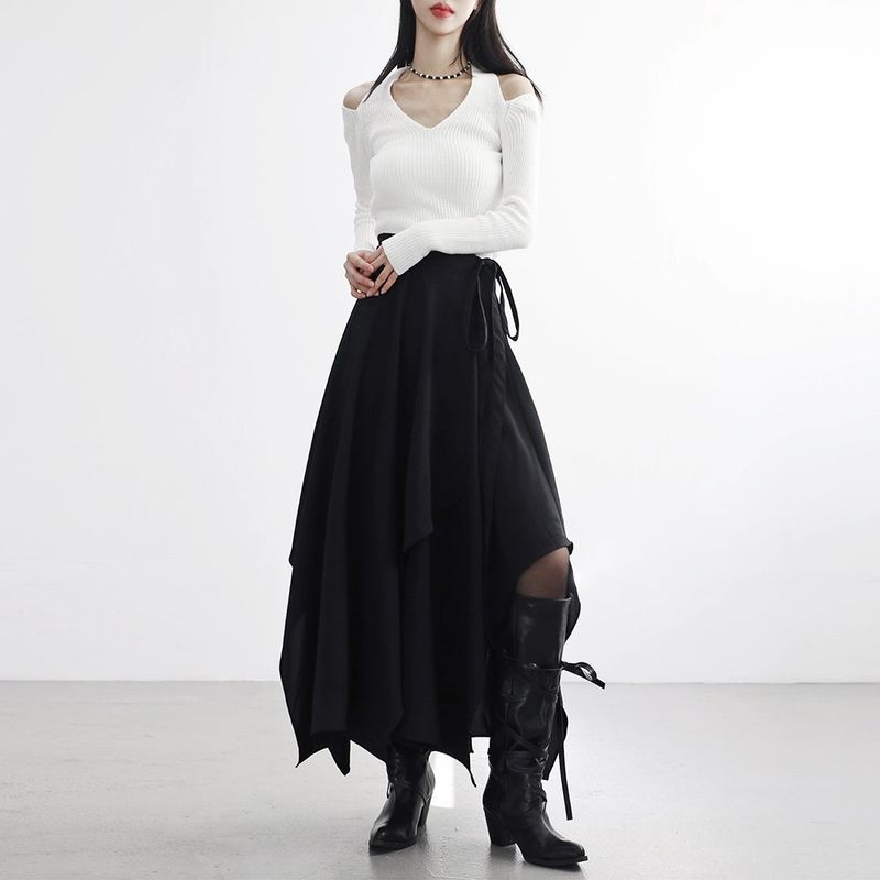 Prène Flared Wrap Skirt