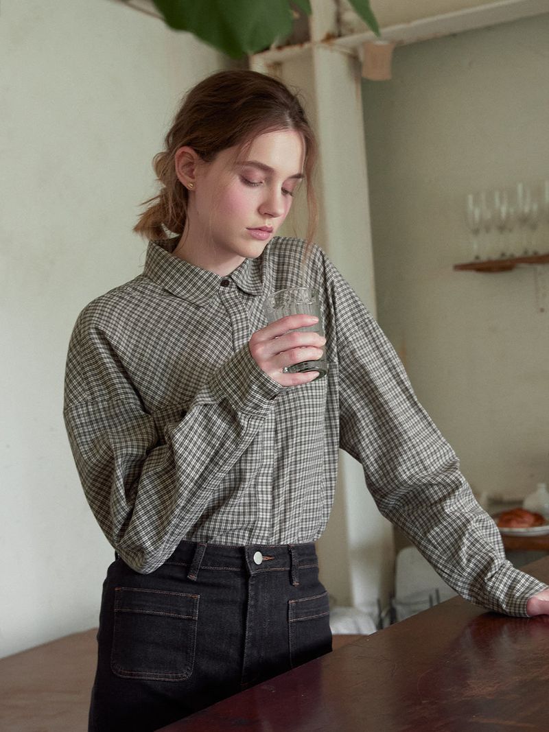 CODY check overfit shirt