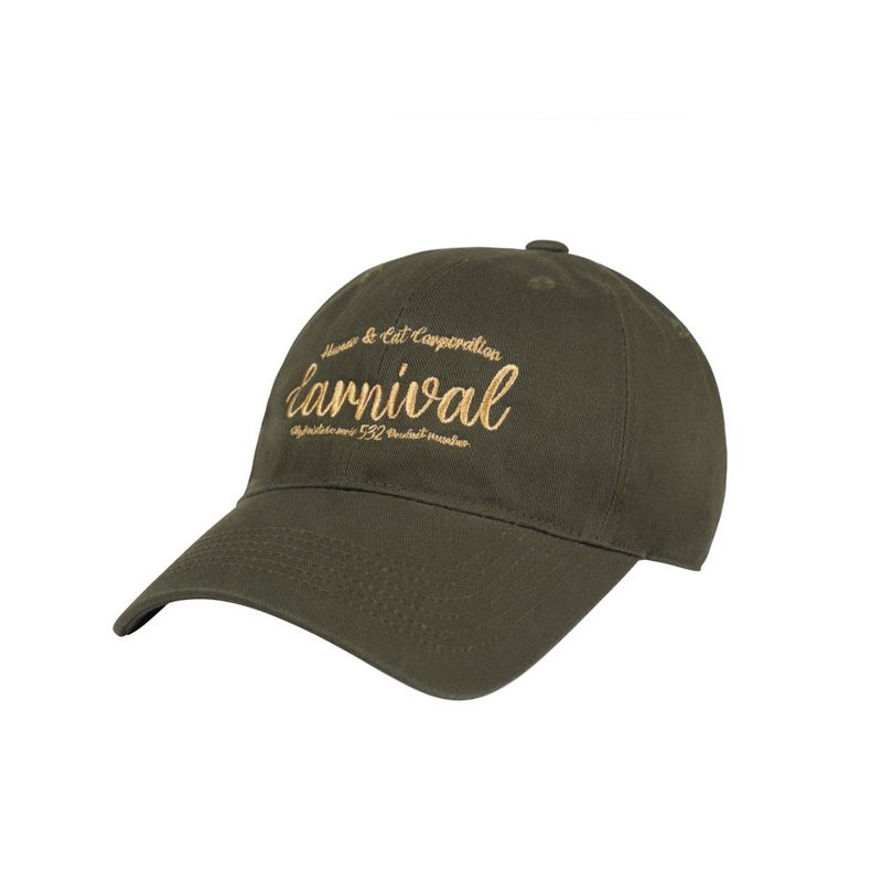 Human & Cat(ヒューマン&キャット)の「CARNIVAL WASHED BALL CAP / KHAKI(Hats)」