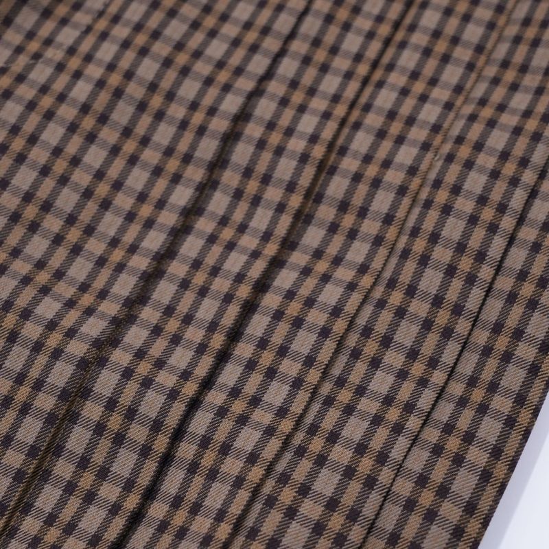 2way check wide pants