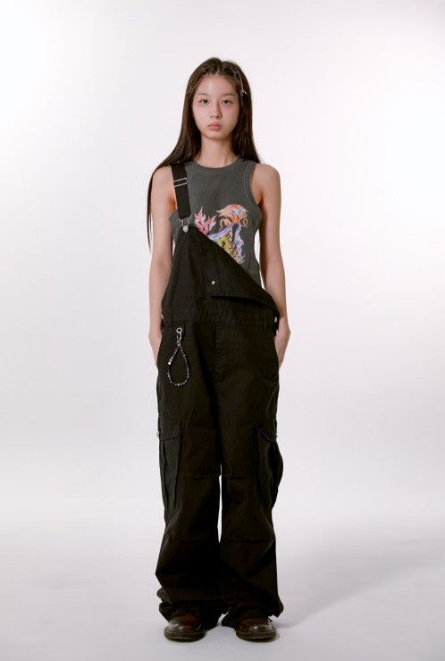 Garden Tank Top (CHARCOAL)