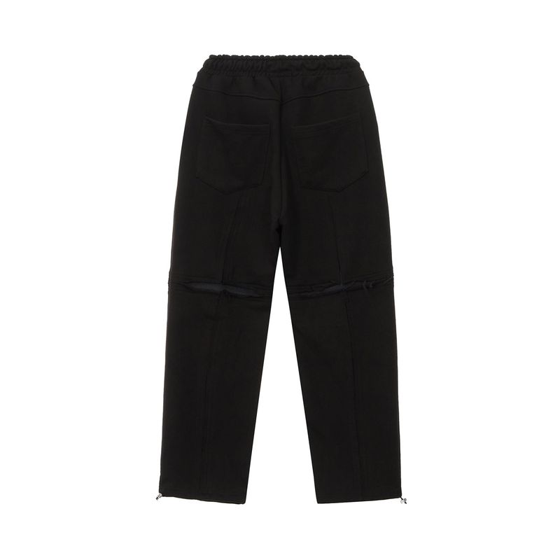[ULKIN] Cross Low-Edge Sweat Pants_Black