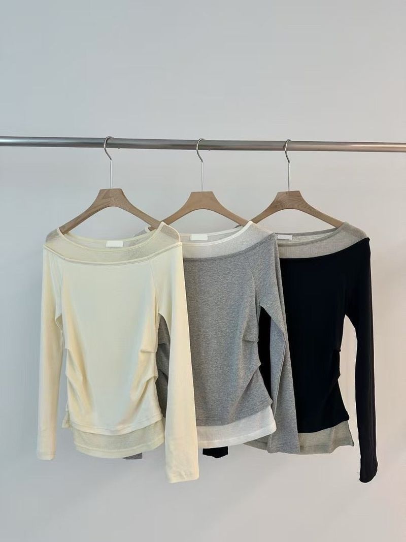 Sheer Layer Boatneck Top - 3 colours