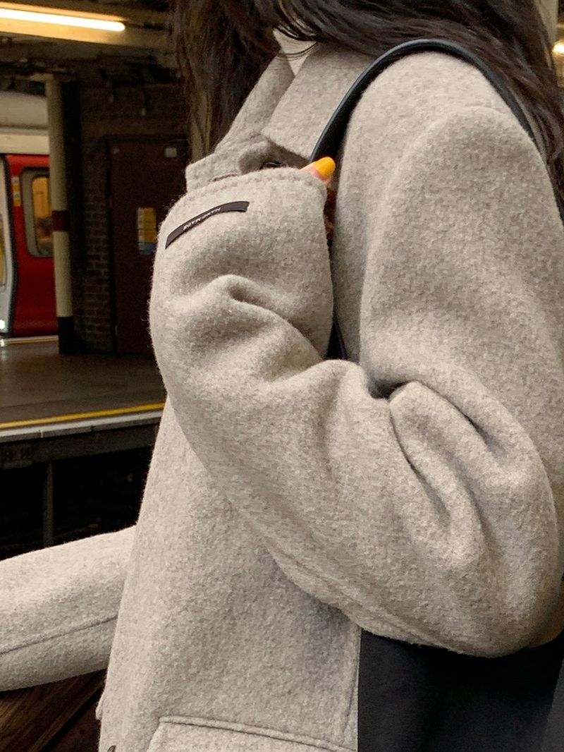 [MADE] Elton Stitch Wool Handmade Long Coat