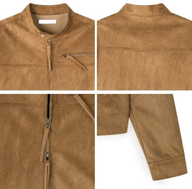 Aaron Suede Crop Jacket