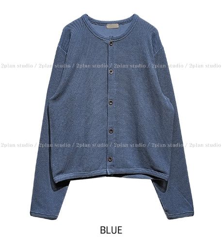 Cinder Pigment Waffle Warmer Cardigan