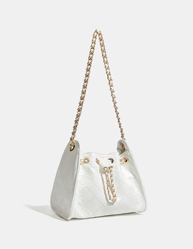 Premium Crocodile Pattern Chain Square Bag - Luxurious Crocodile Pattern Bag