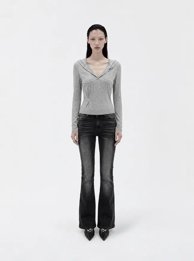 mnem（ムネム）の「26FW★ [mnem] Script Wash Bootcut Denim（Pants）」