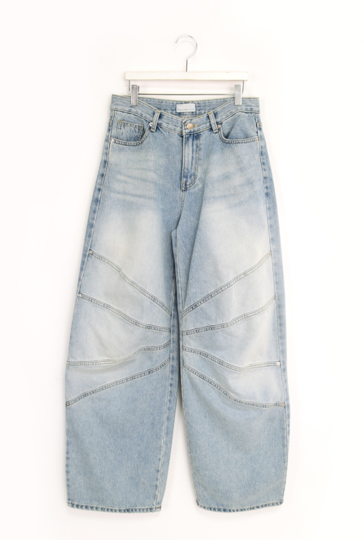 wing denim pants(2color)