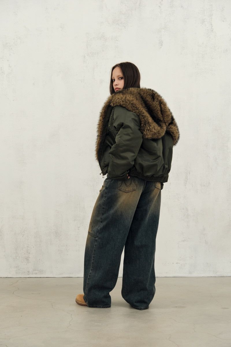 fur ny jumper (khaki)