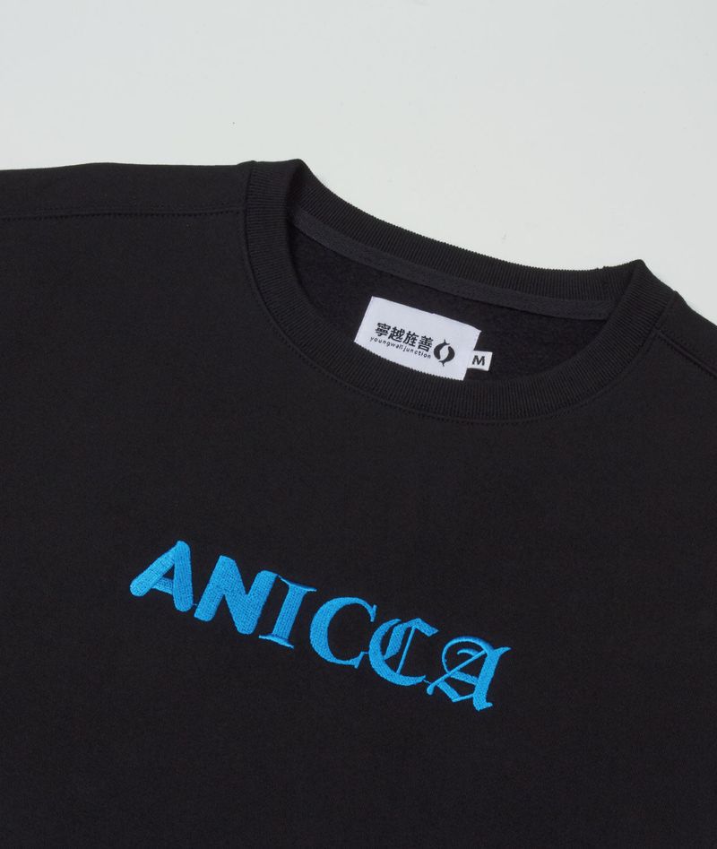 Tri Type ANICCA Sweatshirt - Black