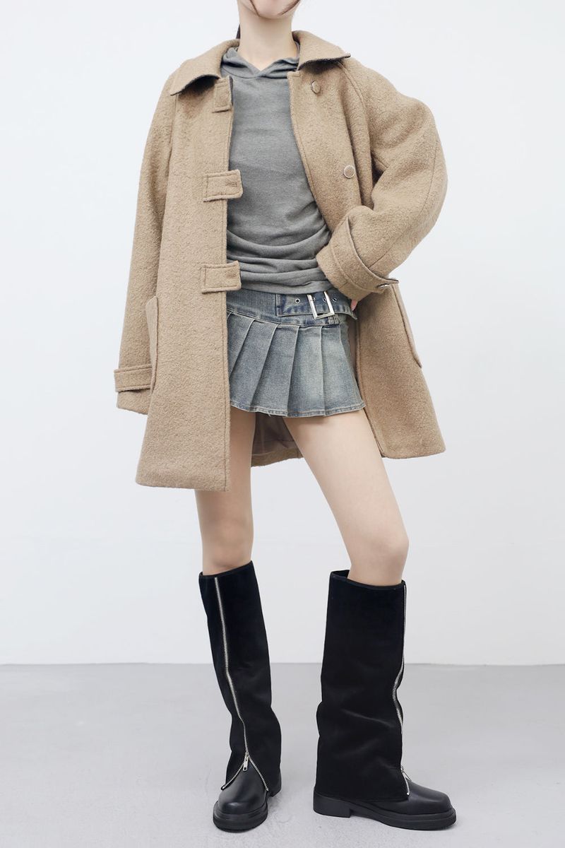 Royan Zipper Layered Boots