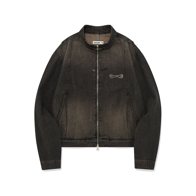 Wallet denim jacket / Vintage black