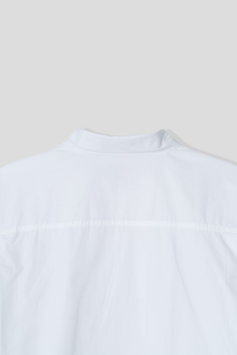 Minimal Crop Plain Shirt (4colors)