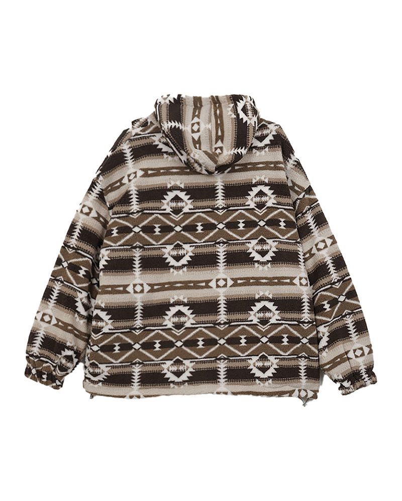 Elk Nordic Shearling Hood Jumper