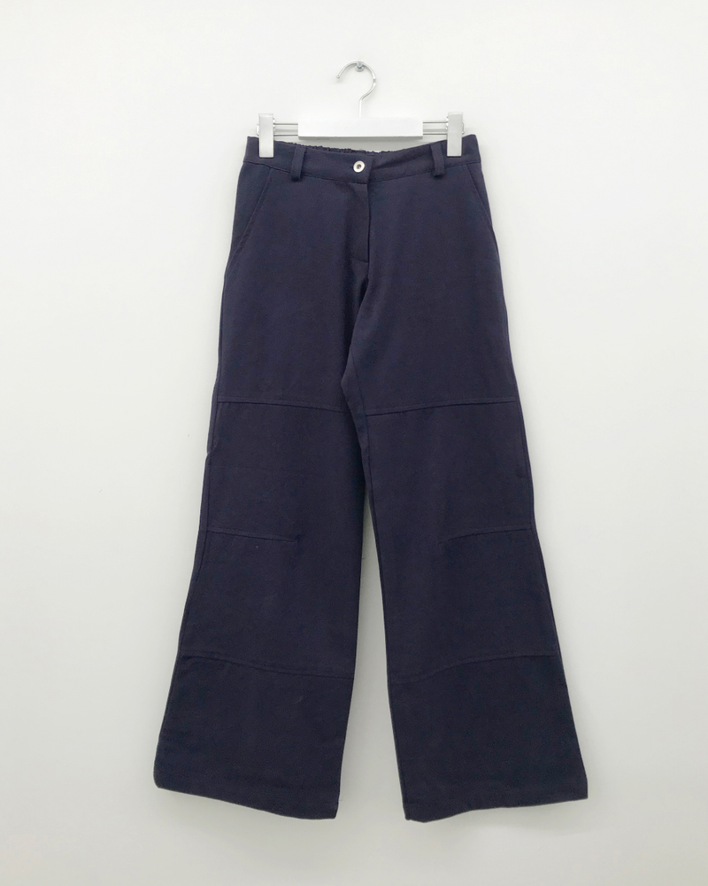 Tri-semi bootcut pants (3color)