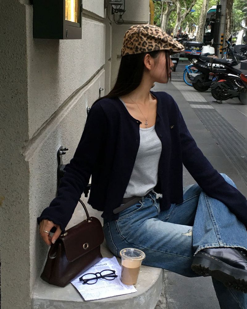 Candy Frill Knit Cardigan