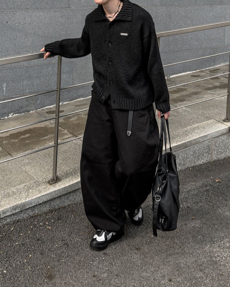 Nevis Cotton Wide Curved Pants