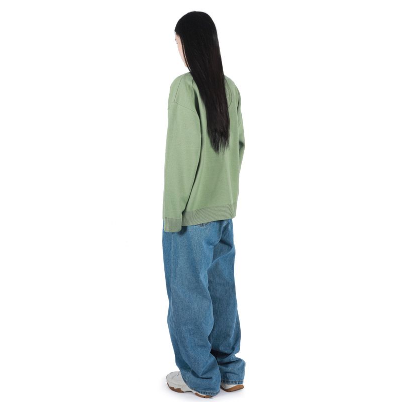 OVERSIZED CARDIGAN APPLE GREEN